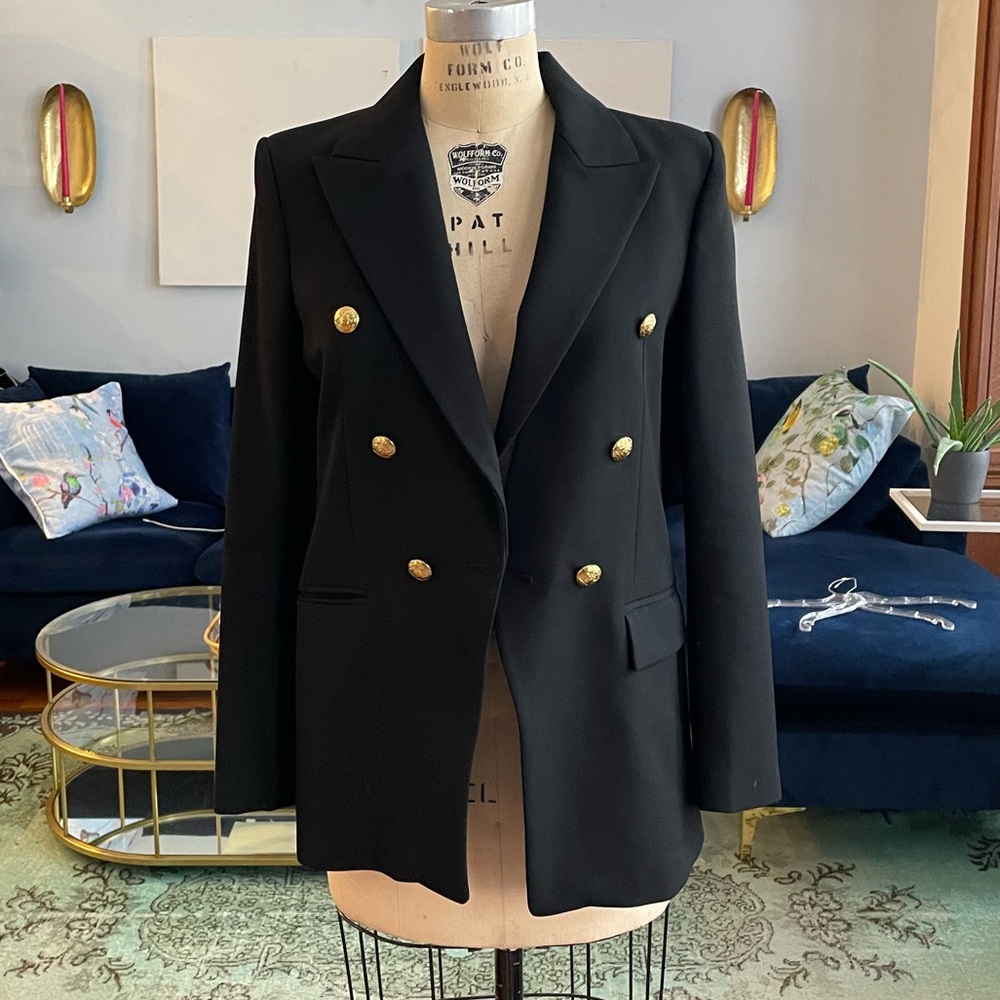 Zara blazer with gold buttons